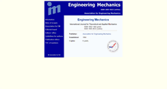 Desktop Screenshot of engineeringmechanics.cz